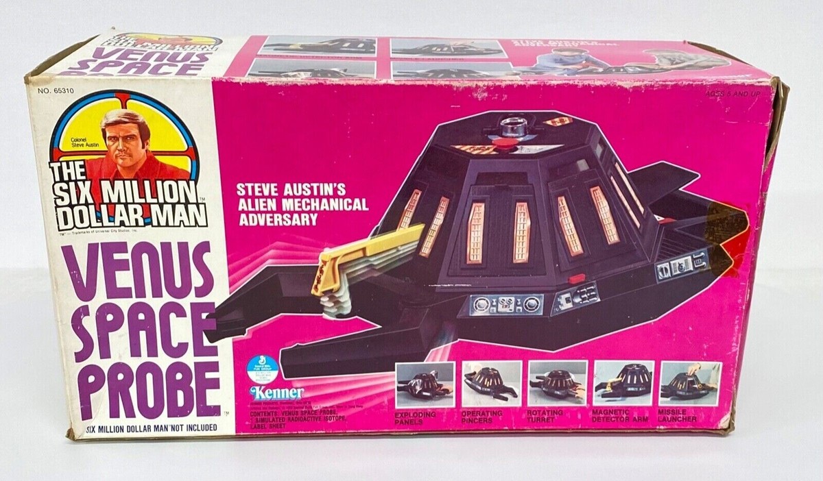 Vintage The Six Million Dollar Man Venus Space Probe Rare Vintage