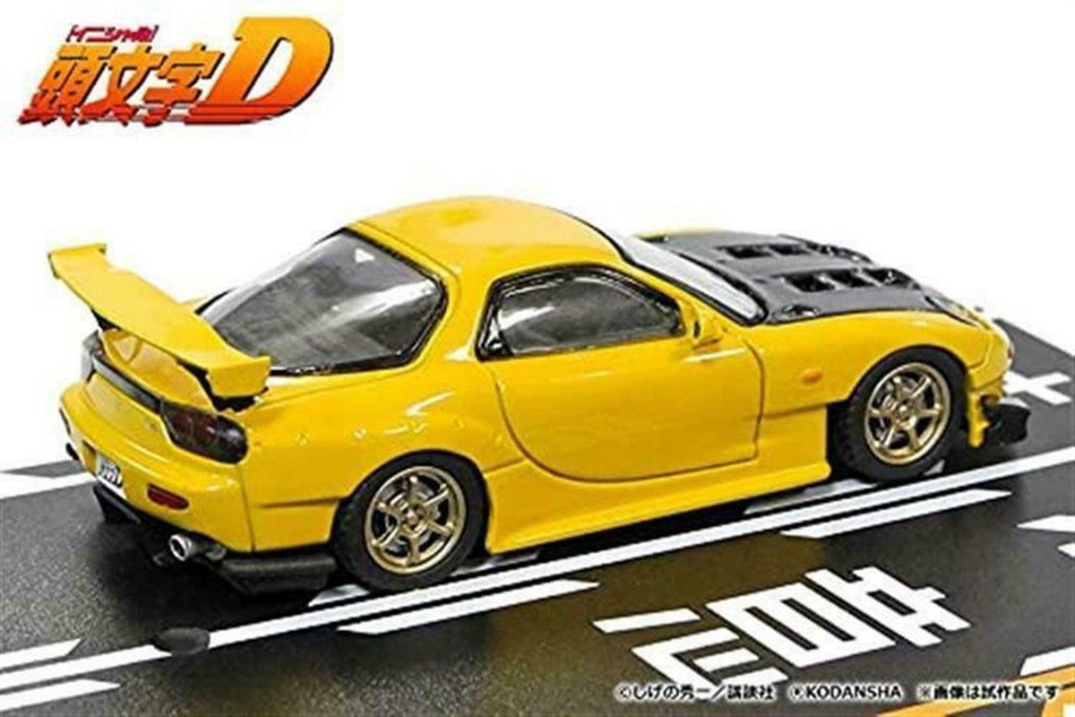 MODELER'S 1/64 Initial D Vol.3 Keisuke Takahashi RX-7 (FD3S) & Go