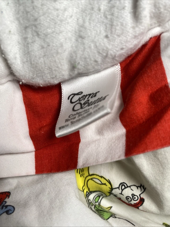 Edredom Terra Sutta Dr Seuss berço cobertor colcha listra macio amoroso 36"x43" - Imagem 3 de 4