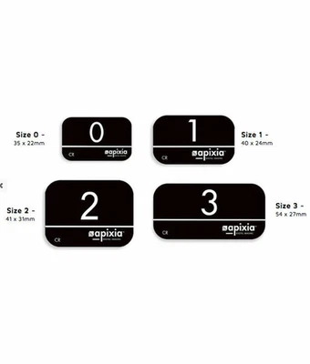 Apixia Original Phosphor plates for scanner all size 0, 1 & 2 USA 4/pk - Photo 1/4
