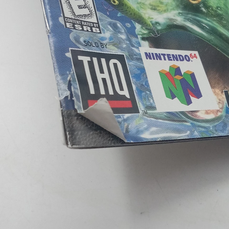 N64 Bassmasters 2000 Nintendo 64 Auténtico Completo En Caja con Protector Probado Foto 3 de 4