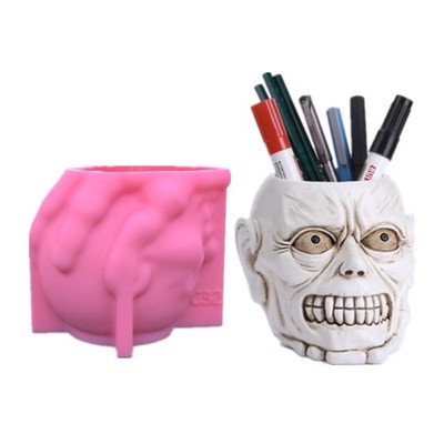 Flowerpot Pen Holder Mold Epoxy Resin Casting Mould Ornament Jewelry Making