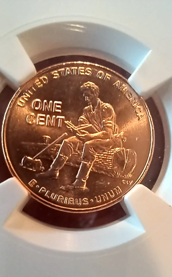 2009 D NGC MS69 SMS LINCOLN COPPER BRONZE CENT Formative Years #007 - Image 3 of 4