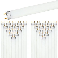 Luxrite 30-Pack F32T8/850 32W 48 Inch T8 Fluorescent Tube Light 5000K 2800lm G13