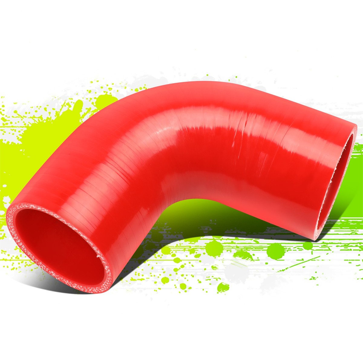 HPS 2-3/8 ID, Silicone 90 Degree Elbow Coupler Hose, High Temp 4-ply Reinforced Blue