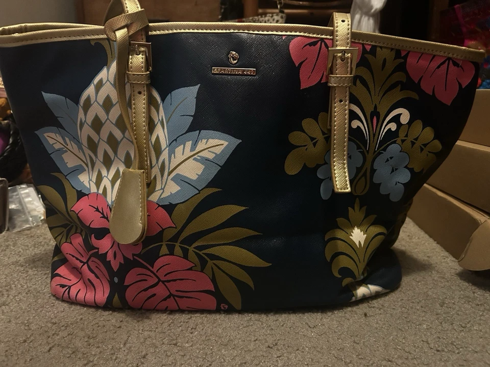 Bolso de mano grande de cuero para mujer Spartina 449 Foto 2 de 4