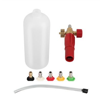 #ad Heavy Duty Foam Cannon Professional Car Wash Pressure Washer 1 4quot; 5 Nozzle Tips $17.13