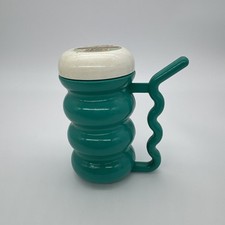 Sip-A-Mug, 14oz Teal Easy to Grip Plastic Kid's Cup Vintage