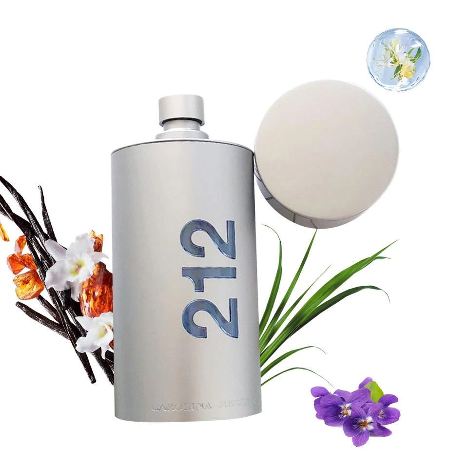 212 MEN NYC By Cologne Masculino Eau de Toilette 3,3/3,4 Oz Novo Na Caixa - Imagem 2 de 4