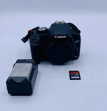 Canon EOS Rebel T1i 15.1MP DSLR Body Only w/battery and charger *See Details*