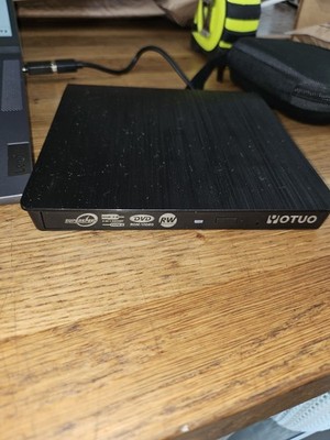 YOTUO External DVD Drive USB 3.0 Type C Drive Portable CD ROM Optical Tested 