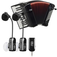 2.4G Instrument Microphone Receiver with Detachable Suction Cup for Guitar Vi...