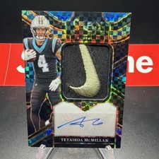 2025 Select Tetairoa McMillan Jumbo Rookie Signature Swatch 1/1 Nike Swoosh RPA