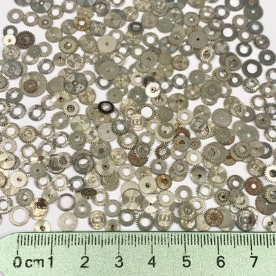 50 Small Ratchet Wheels Steampunk Art Gears Repair Watch Parts Watchmakers Lot