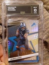 2025 Panini Revolution Jahmyr Gibbs #10 Star Gazing Gem Mint 10