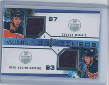2021-22 SPx - Winning Combos Jersey Connor McDavid, Ryan Nugent-Hopkins #WC-CMRN