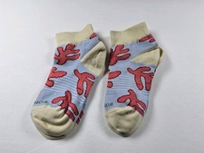 Bombas Lightweight Lot Of 2 Pairs Ankle Socks Seaweed Size Youth/Adult S