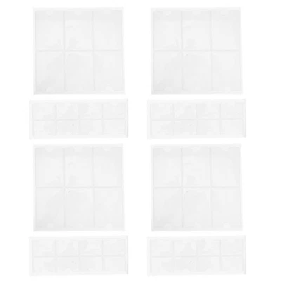50 Pcs Labels for Storage Bins Adhesive Name Tag Pockets Clear Index Card - image 1 of 4
