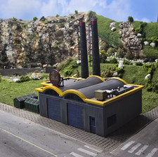 N Scale Oil  Lubricants Plant   Industrial Building 1:160 