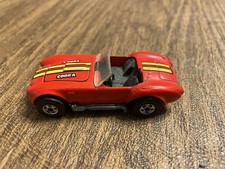 Hot Wheels Blackwall 1982 65 Classic Shelby Cobra Malaysia Red w/ Yellow Stripes