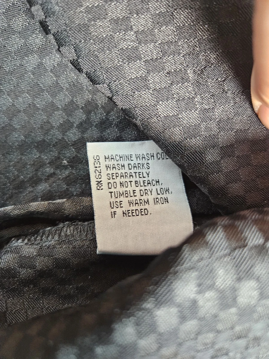 Camisa GUESS Jeans EE. UU. Para Hombres 4XL Negra Cuadros Y2K Manga Larga Abotonada