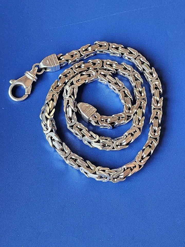 925 Sterling Silber Königskette