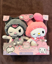 Limited edition My Melody  Kuromi 50th  20th anniversaries Twin Plush Set