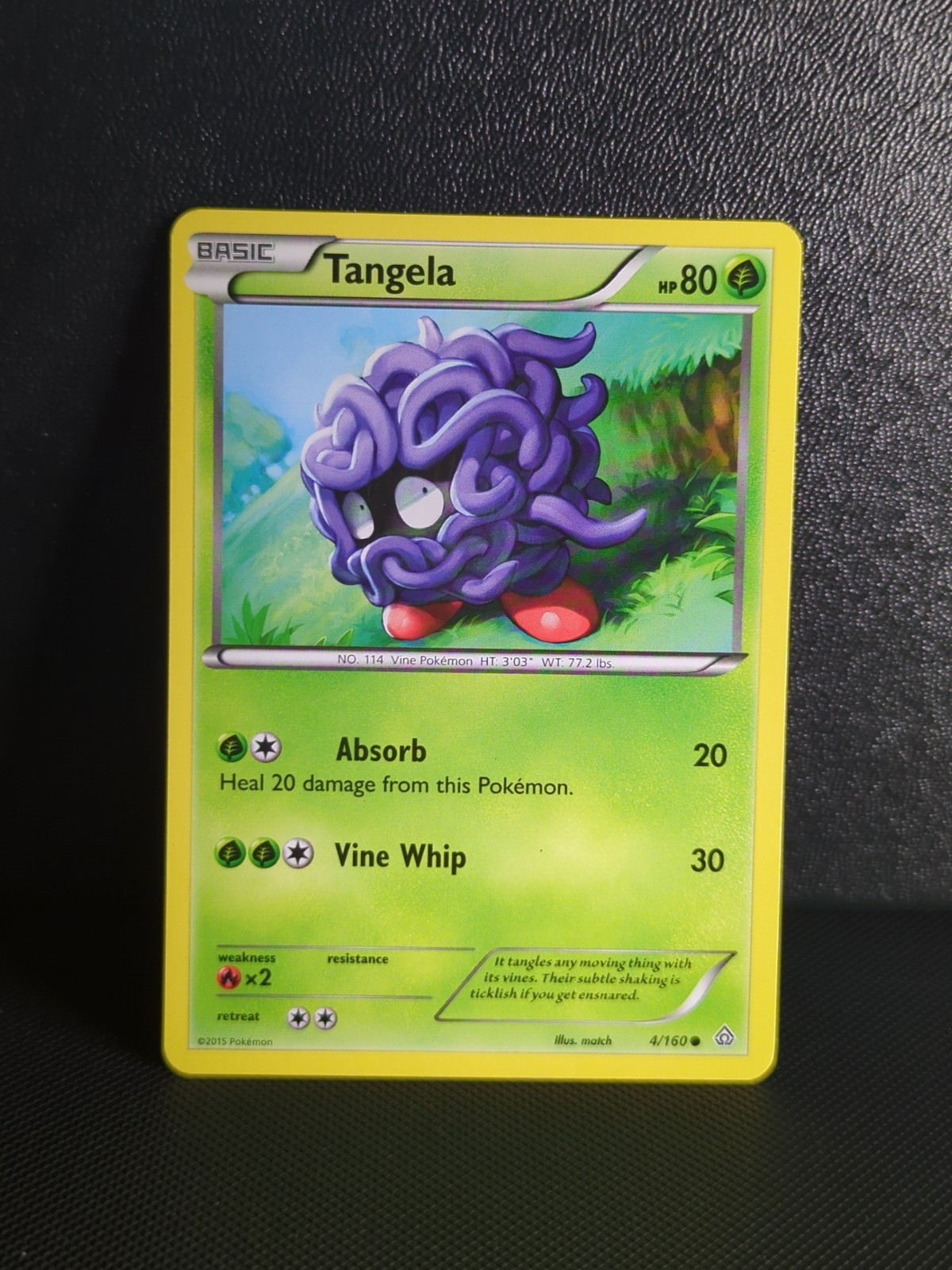 2015 Pokemon XY Primal Clash Tangela #4/160
