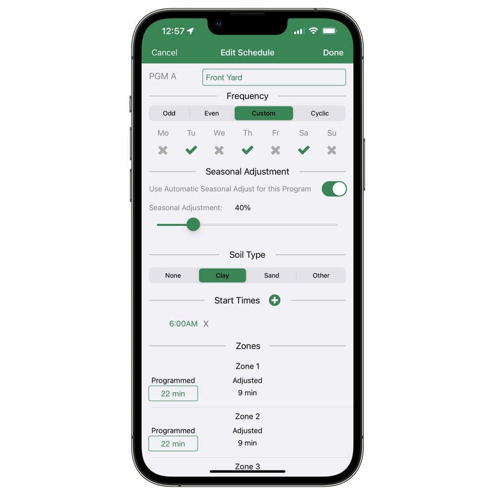 ARC6 6-Zone App Based Indoor Residential Irrigation Controller