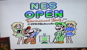 NES Open Tournament Golf w/ Sleeve (Nintendo NES, 1991) Classic Retro Gaming!