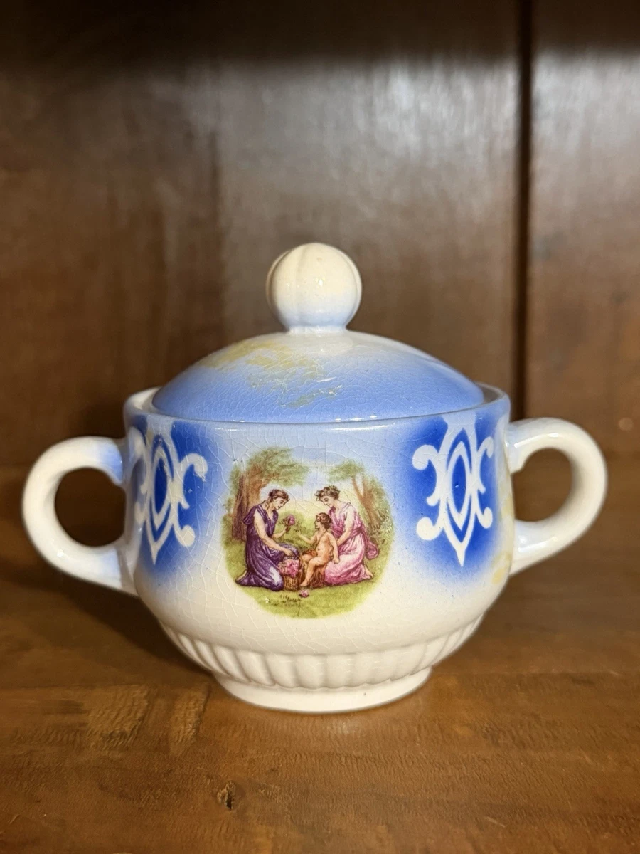 Zuccheriera in porcellana Royal Albert collezione mesi Flowers of the