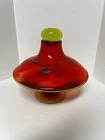 Blenko 2024 Glass UFO Decanter Tangerine with Absinthe Stopper
