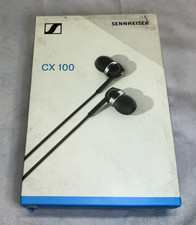 SENNHEISER CX100 CX 100 Deep Bass Noise Isolation IN EARPHONES-New Damaged Box
