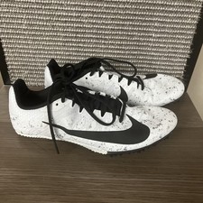 Nike Zoom Rival S White Speckled Track Spikes Size 7