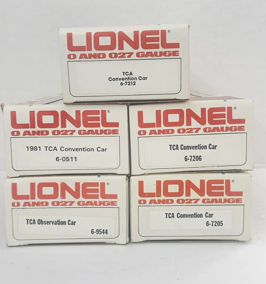 5 Lionel O Gauge TCA ILLUMINATED Cars 0511, 7212, 7205, 7206, 9544 New (read) - Image 2 of 2