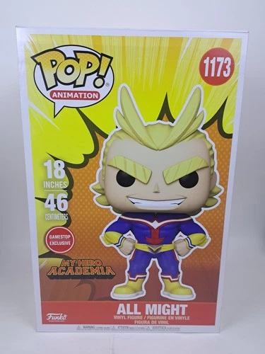 Funko Pop! Vinyl Mega 18 in: My Hero Academia All Might GameStop Exclusive #1173