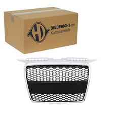 DIEDERICHS KÜHLERGRILL GRILL CHROM SCHWARZ passend für VW GOLF 7 RENNSPORT Look