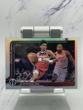 Wizards 2025-26 Topps Basketball Rainbow Foilboard #99 AJ Johnson