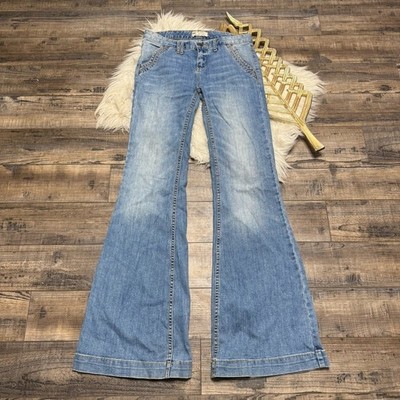 Free People Flare Denim Jeans Women's Size 26