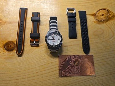 Zelos MAKO V3 STEEL FROST 300m Diver Automatic Watch Full Lume Dial #67 of 200