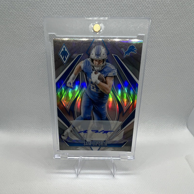 SAM LaPORTA AUTO /199 Panini 2024 Phoenix #127 Detroit Lions NFL Football Card