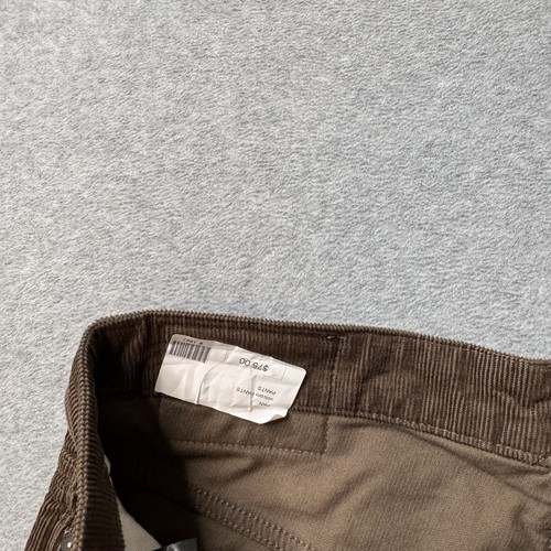 Volcom Solver Jeans Mens 30x32 Brown Corduroy Selvedge Modern Straight Skater - Picture 5 of 12