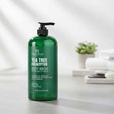 Natural Eucalyptus  Tea Tree Shower Gel   Moisturizing  Cruelty Free, 16 fl oz