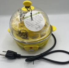 Yes Chef Rapid Egg Cooker & Poacher New Electric Yellow VTG