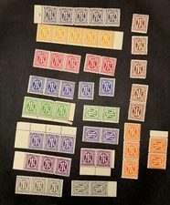 GERMANY STAMPS - SCOTT #3N2-3N9, 3N2a, 3N13- 5 EACH- LOT OF 50 - MNH