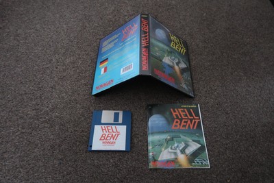 Hell Bent von Novagen ~ originalverpacktes Amiga Spiel sehr guter Zustand