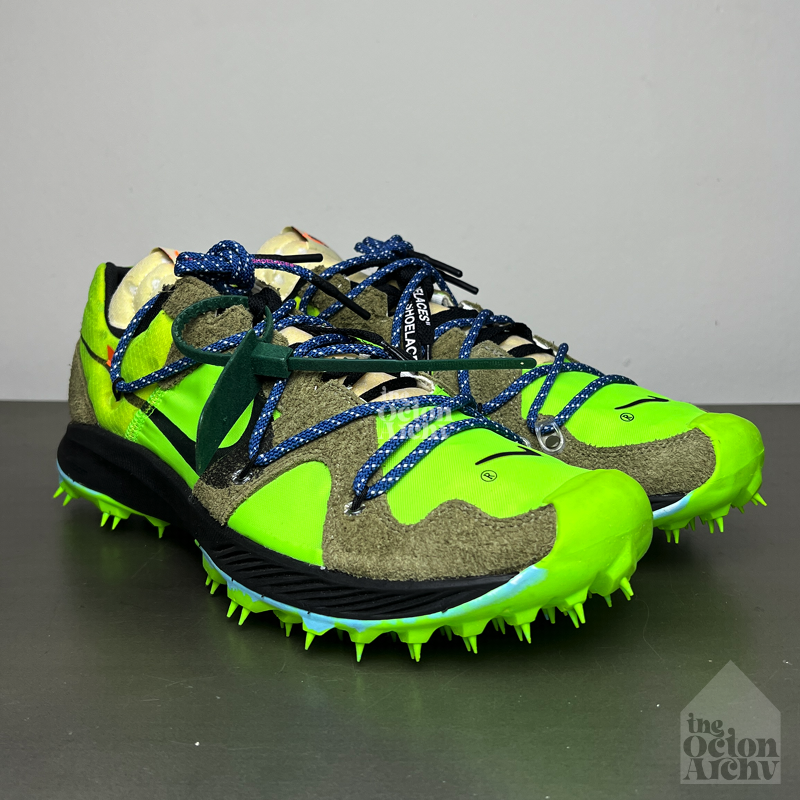 OFF WHITE X NIKE Nike Air Zoom Terra Kiger 5' verde elettrico CD8179 300 da uomo taglia 12 Off White x