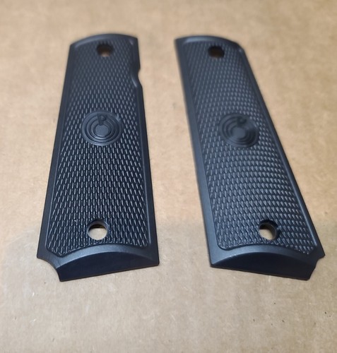 NOS OEM PARA ORDNANCE 1911 GRIPS FULL SIZE SINGLE STACK BLACK EXPERT, M1911 - Picture 4 of 11