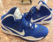 NIke Hyper Guard Up Kid's Blue/White Basketball Sneakers Sz 7Y - 551640-410 EUC