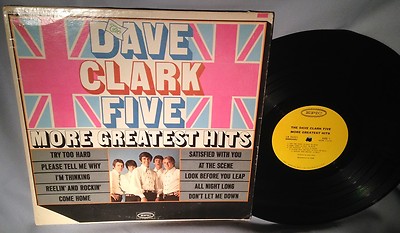 LP DAVE CLARK FIVE More Greatest Hits (DC5 5) EPIC LN 24221 EX/VG+